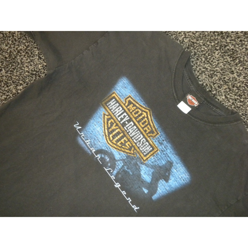 Harley-Davidson Urban Legend T-Shirt XL Black Maui Hawaii Biker Rally Cycle City